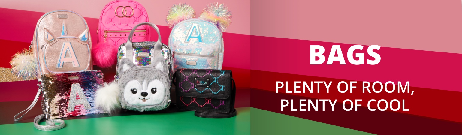 Justice Patterned Backpack Set Cool Tiedye | Le3ab Store